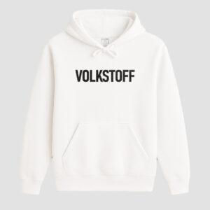 Volkstoff Bold White Hoodie