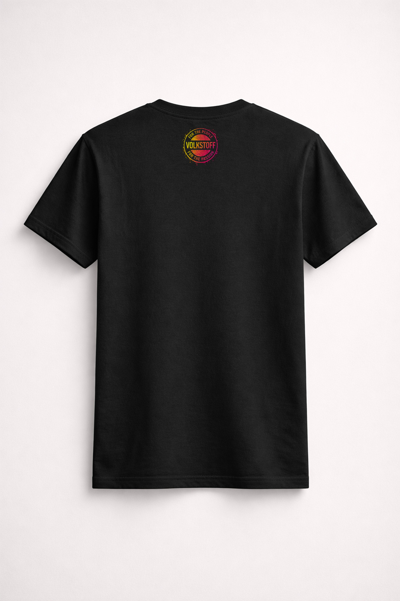 Volkstoff BNZ Brotherhood Front Print T Shirt 6 Volkstoff BNZ Brotherhood Front Print T Shirt black rear view sunset Volkswagen inspired logo print