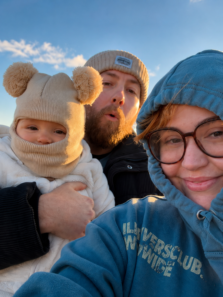 Ben, Mimi and their daughter Aubrey together