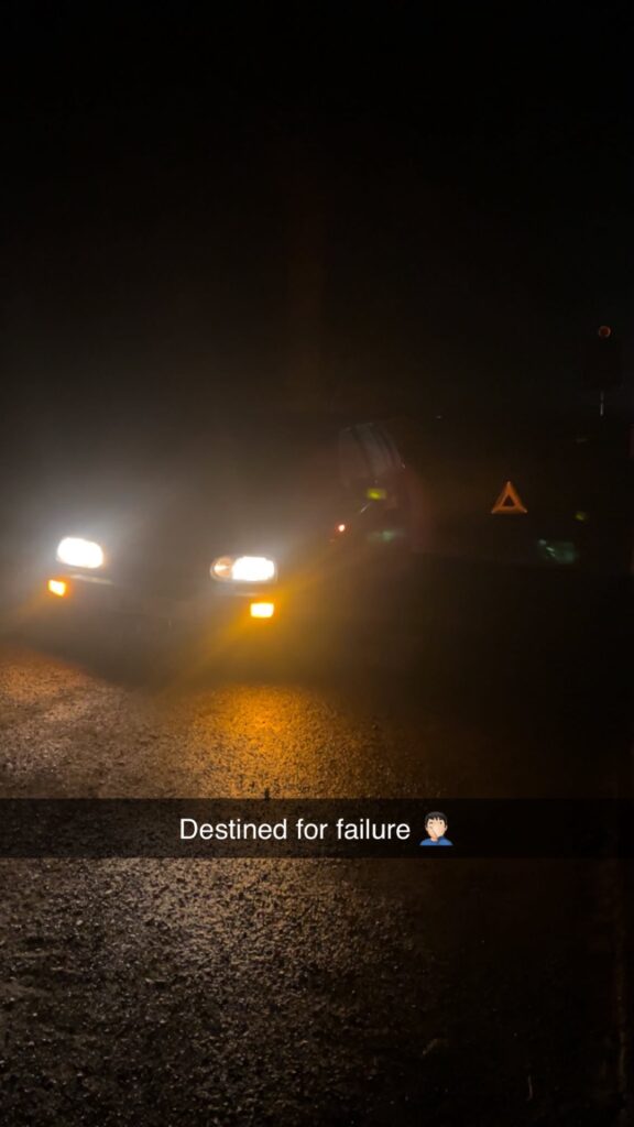 Just Another Ten Miles 13 Dave Keenan's Mk3 Golf GTI during a night drive