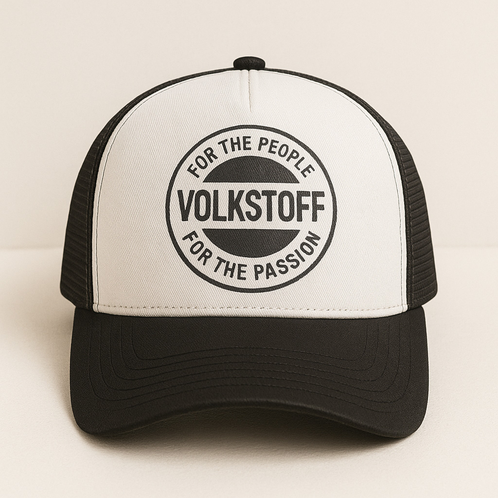 Volkstoff Trucker Cap – Black & White